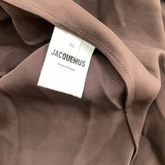 Jacquemus Chain-detailed Satin Shirt - Picture 3 of 6